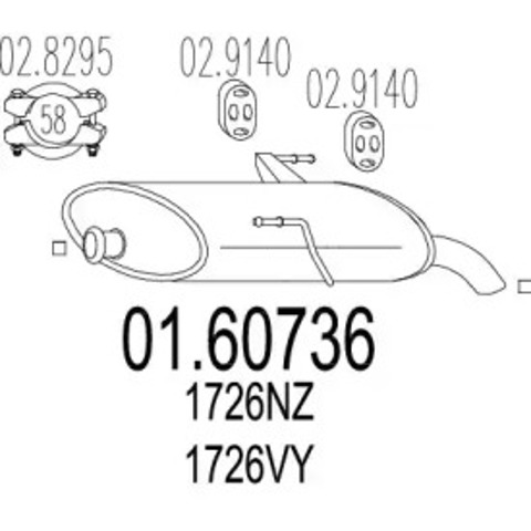  do Peugeot 206  (2E, K)