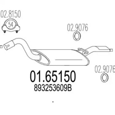  do Audi 80  (89, 89Q, 8A)