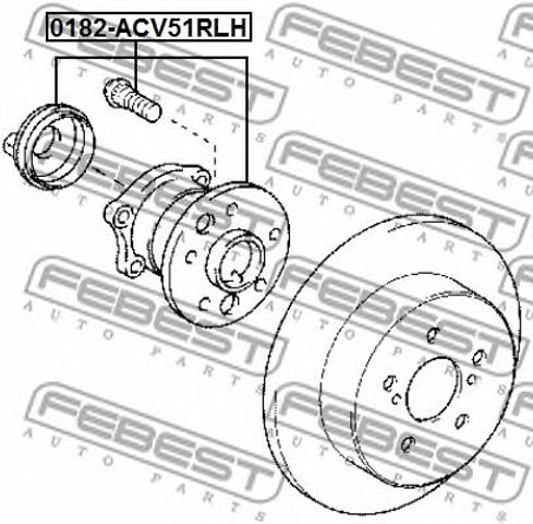 0182ACV51RLH Febest