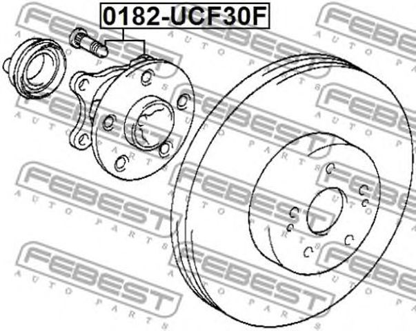 Piasta przednia 0182UCF30F FEBEST