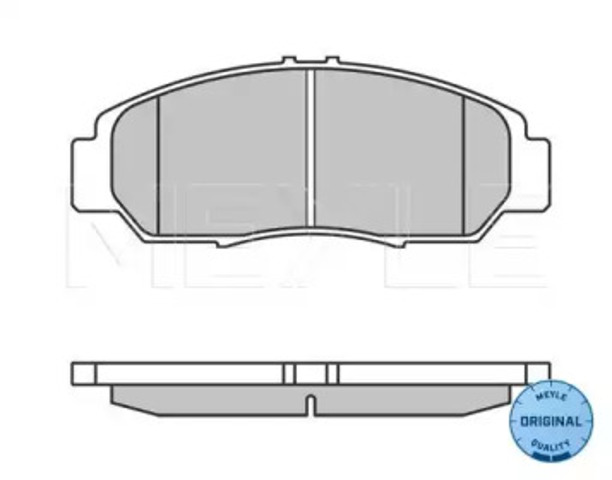 Klocki hamulcowe przednie tarczowe 0252372916W MEYLE