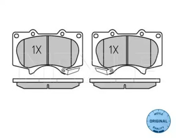 Klocki hamulcowe przednie tarczowe 0252402417W MEYLE