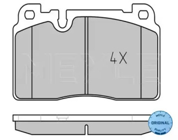Klocki hamulcowe przednie tarczowe 0252564316 MEYLE
