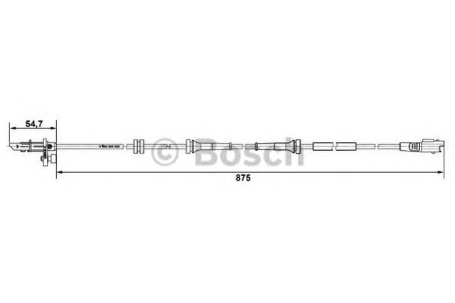 Czujnik ABS przedni 0265007790 BOSCH