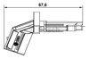 Czujnik ABS przedni prawy 0265007928 BOSCH