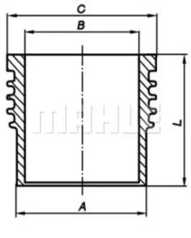 Tuleja tłoka 029WV2000 Mahle Original