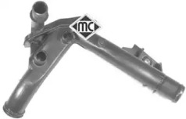 Kołnierz układu chłodzenia (trójnik) 03195 METALCAUCHO