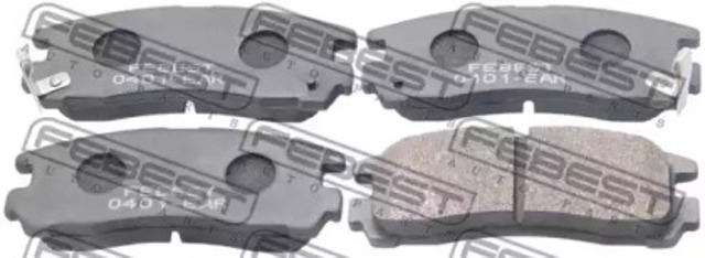 Okładziny (klocki) do hamulców tarczowych tylne 0401EAR FEBEST