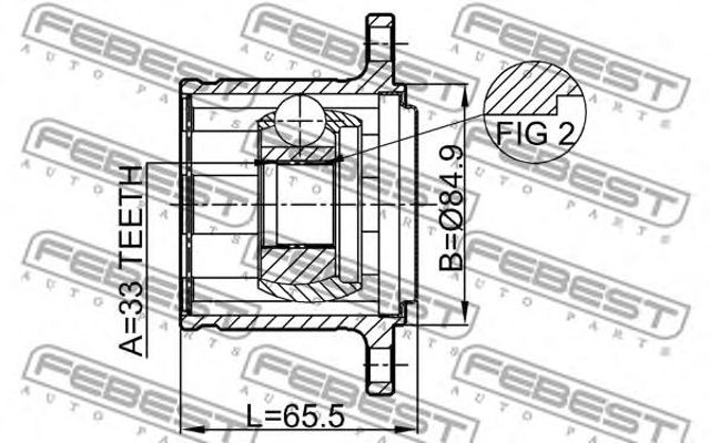 0411KB4RH Febest
