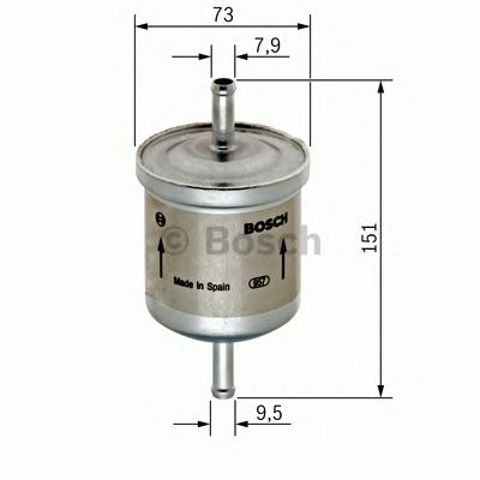 Filtr paliwa 0450905985 BOSCH
