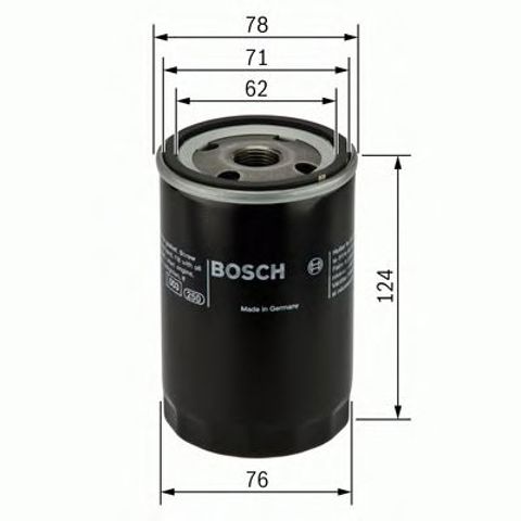 Filtr oleju 0451103105 BOSCH