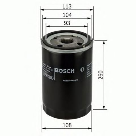 Filtr oleju 0451103343 BOSCH