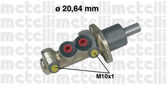 Główny cylinder hamulców 050125 METELLI