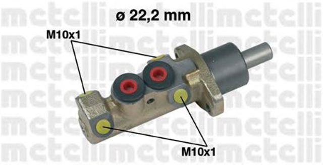 Główny cylinder hamulców 050228 METELLI
