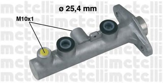 Główny cylinder hamulców 050347 METELLI