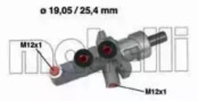 Główny cylinder hamulców 050624 METELLI