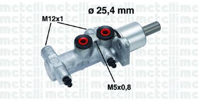 Główny cylinder hamulców 050766 METELLI