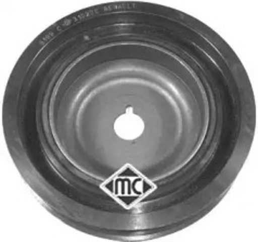 Koło pasowe wału korbowego 05138 METALCAUCHO