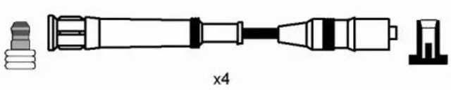 Zestaw przewodów wysokiego napięcia 0551 NGK