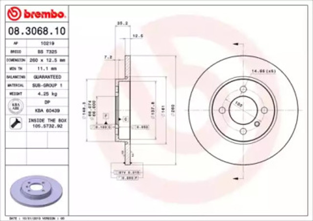 08306810 Brembo