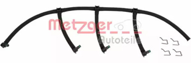 Rurka paliwa, zwrotna od wtryskiwaczy 0840046 METZGER