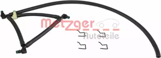 Rurka paliwa, zwrotna od wtryskiwaczy 0840058 METZGER