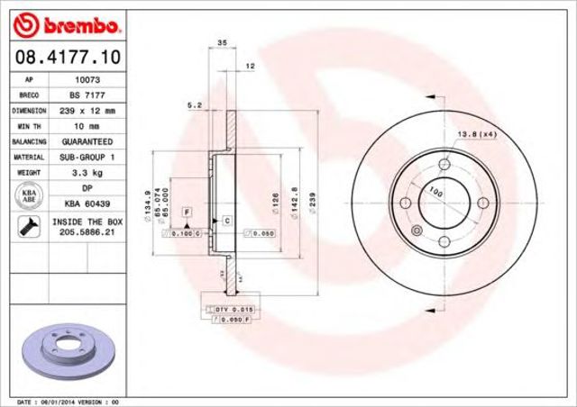 08417710 Brembo