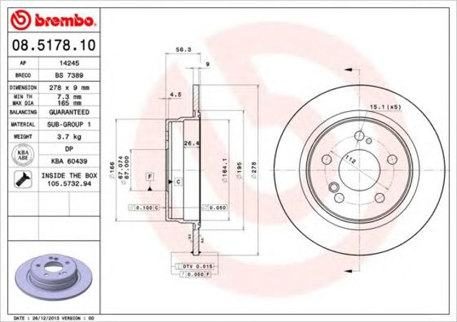 08517810 Brembo