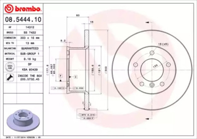 08544410 Brembo