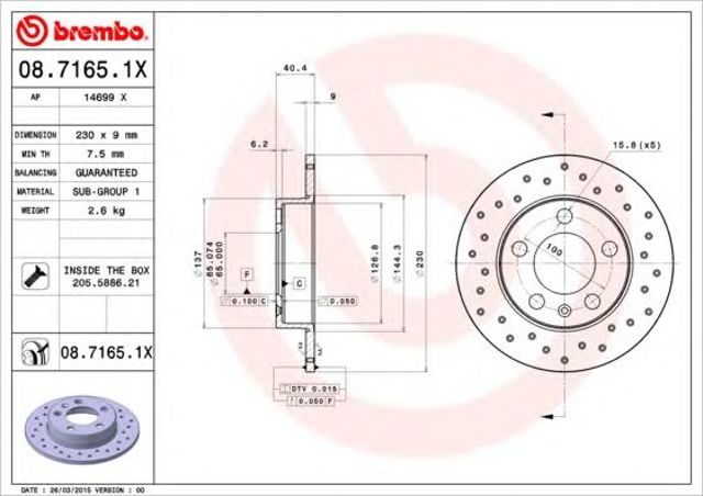 0871651X Brembo