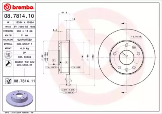 08781411 Brembo