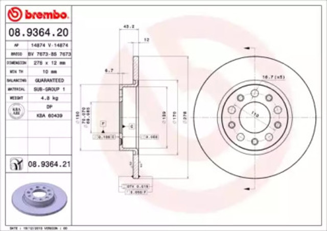 08936421 Brembo
