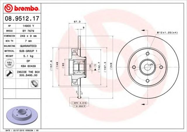 08951217 Brembo
