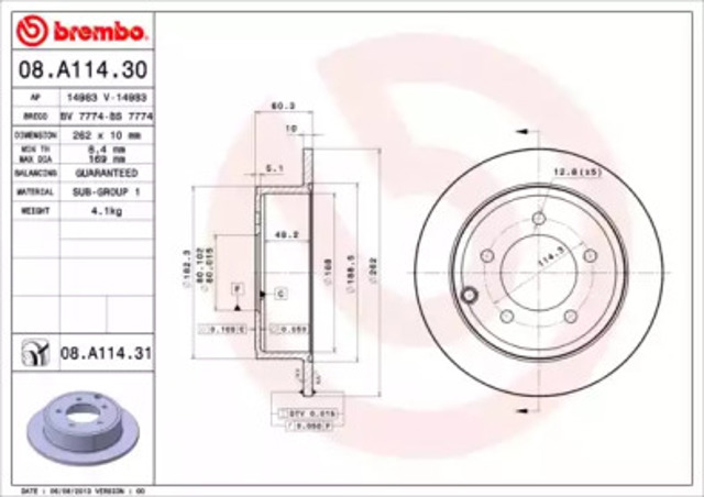 08A11431 Brembo