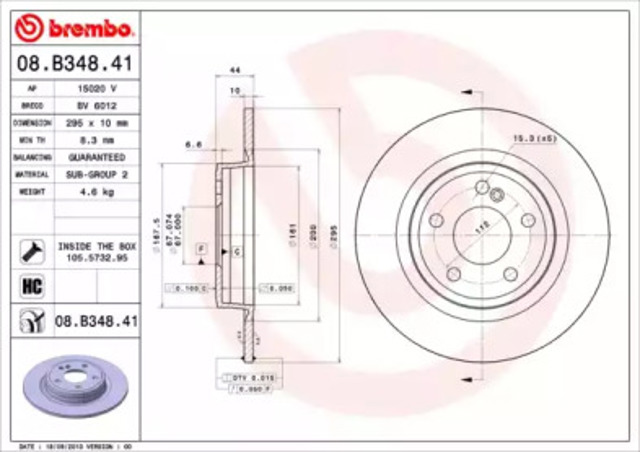 08B34841 Brembo