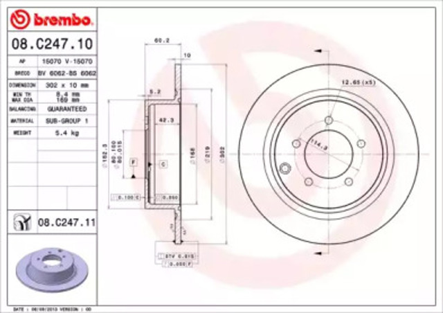 08C24711 Brembo