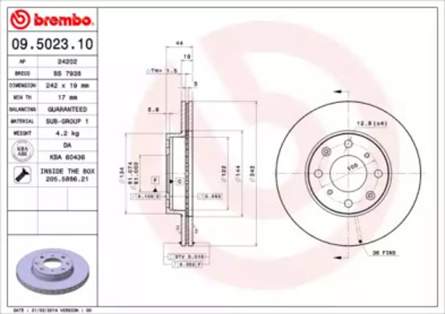 09502310 Brembo