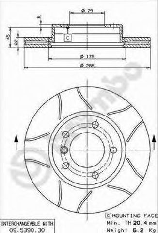 09539077 Brembo