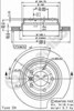 Tarcza hamulcowa tylna 09684111 BREMBO