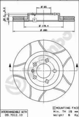 09701275 Brembo