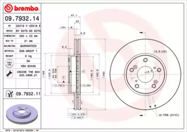 09793211 Brembo