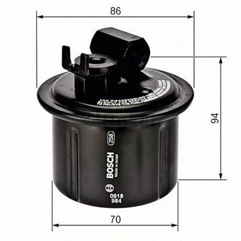 Filtr paliwa 0986450104 BOSCH