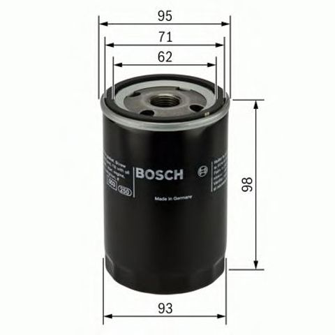 Filtr oleju 0986452024 BOSCH