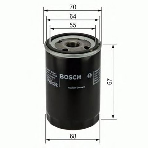 Filtr oleju 0986452058 BOSCH