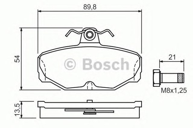 Klocki hamulcowe Ford Sierra