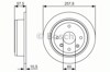 Tarcza hamulcowa tylna 0986479S08 BOSCH