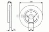 Tarcza hamulcowa przednia 0986479S22 BOSCH