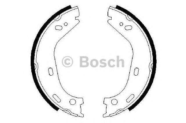 Klocki hamulca ręcznego 0986487126 BOSCH