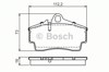 Okładziny (klocki) do hamulców tarczowych tylne 0986494265 BOSCH