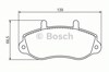 Klocki hamulcowe przednie tarczowe 0986494288 BOSCH